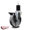 Service Caster 5'' Semi Steel Swivel 1-3/4'' Expanding Stem Caster with Brake SCC-EX20S515-SSR-PLB-134 - alternate 4